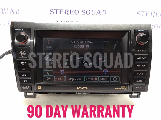 TOYOTA Sequoia Tundra JBL Navigation Radio MP3 CD Player E7013  "TO904"