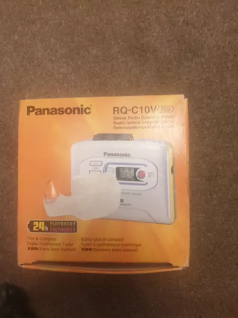 Vintage Panasonic RQ-C10V Digital Tuner XBS AM/FM Stereo Cassette Player