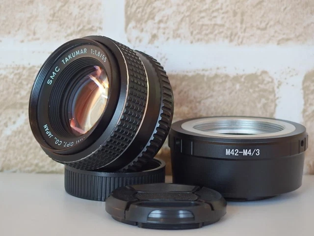 SMC TAKUMAR 55MM F1.8 M4/3 Mount Adapter Set $299.88