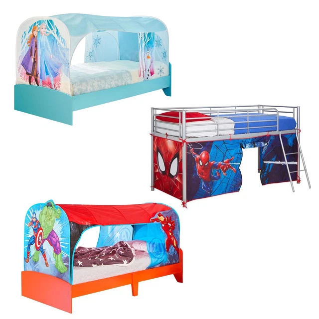 KIDS OVER BED Tents Canopies Dens Bedroom Marvel Spiderman Disney Frozen 49.99 PicClick UK