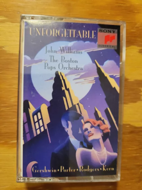 BOSTON POPS ORCHESTRA "Unforgettable" John Williams  Cassette Tape