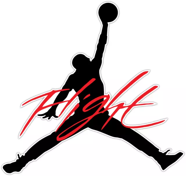 MICHAEL JORDAN MJ NBA Basketball Legend Air Flight Vinyl Sticker