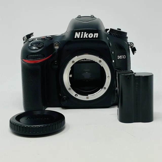 Nikon D610 24.3 Digital SLR DSLR Camera Body Only 34,169 Shutter Count