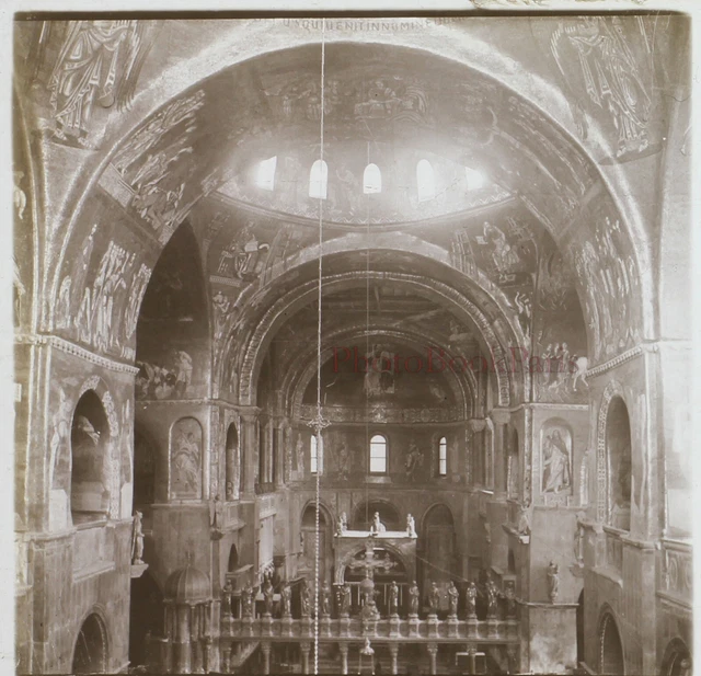 Italien Venedig Wohl Markusplatz Innen Foto Stereo Platte De Verre VR11t