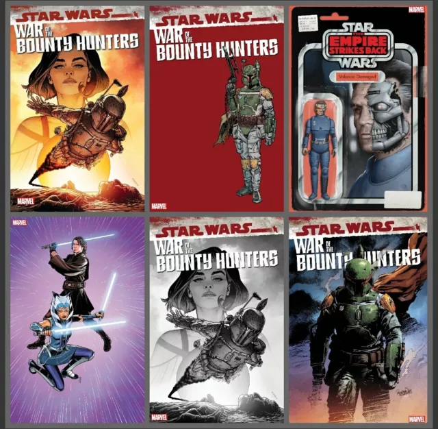 Star Wars War of Bounty Hunters #5 A B C D E F Variant Set Options 2021 Marvel