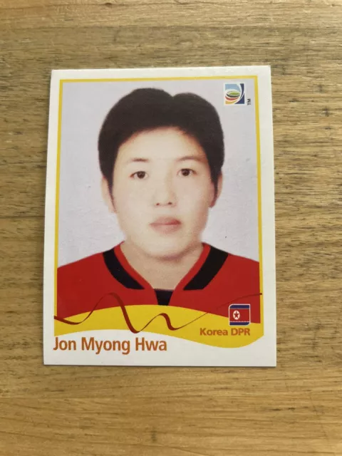 Panini WM WC 2011 GERMANY (Women) - #214 Jon Myong Hwa (Korea) - Misprint! MINT