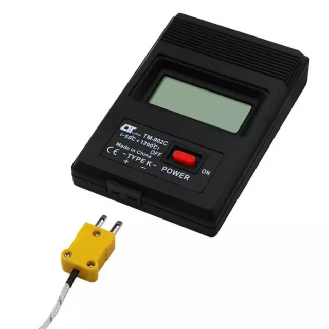 TM-902C Digital High Temperature Thermometer for Gas Liquid Solid +Batteries