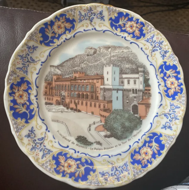 Bavaria, Germany. 'Winterling' Plate, Principaute De Monaco - Le Palais Princier