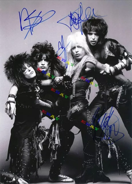 Motley Crue Autographed  signed 8x10 Photo Reprint