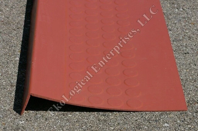 5x Johnsonite 36" Roundel Raised Round Rubber Stair Treads (Box) New Brick Color 5x Johnsonite 36" Roundel Raised Round Rubber Stair Treads (Box) New Brick Color