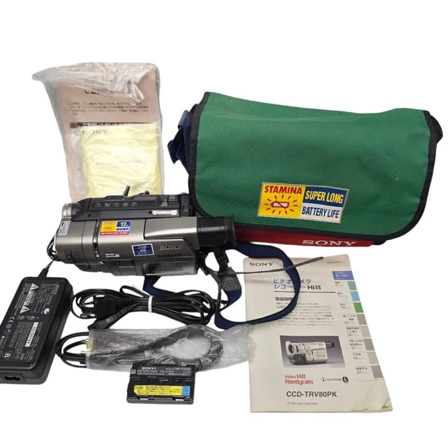SONY CCD-TRV80 STEREO HI8 8mm Video8 camera Camcorder VCR