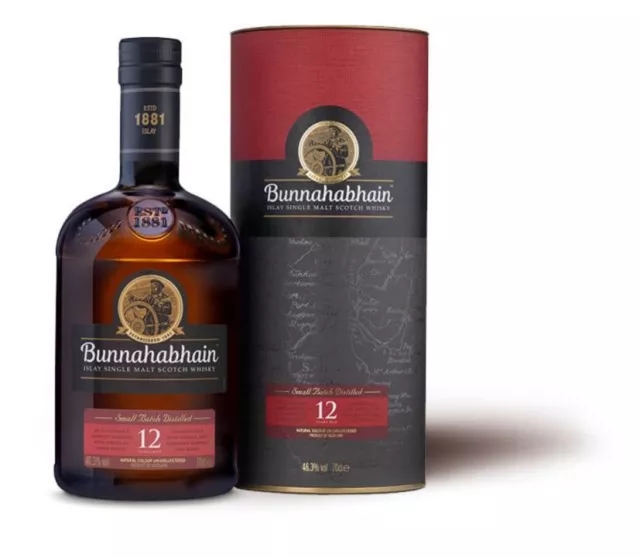 BUNNAHABHAIN 12 Years - Islay Single Malt Scotch Whisky 1x0,7L 46,3% vol