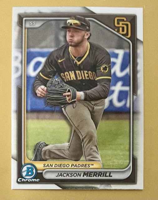 2024 BOWMAN BASE Chrome Prospect BCP145 Jackson Merrill San Diego