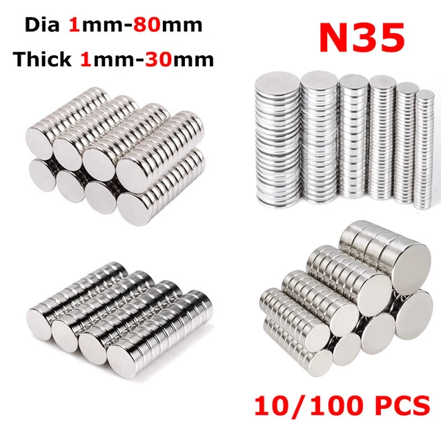 DIYMAG Powerful N52 Neodymium Disc Magnets, Strong, Permanent