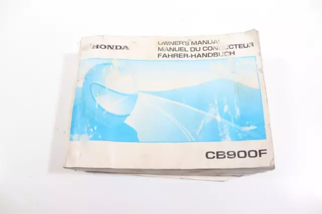 Manuale Utente per moto HONDA CB 900 F 2002 Per 2007