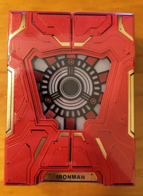 Tarjetas de juego Iron Man MK 85 LED mafia con licencia oficial de Disney