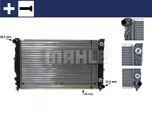 MAHLE Kühler, Motorkühlung  u.a. für AUDI, SKODA, VW