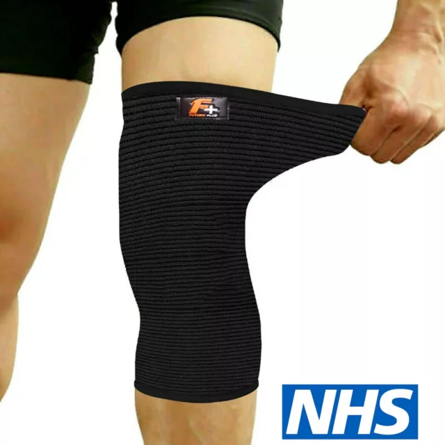 F+ 2 Knee Support Compression Sleeve Copper Brace Patella Arthritis Gym Nhs Fits