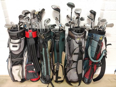 Da Uomo Set Completo di mano destra RH MAZZE DA GOLF HIPPO Ferri Callaway Borsa e Accessori 
