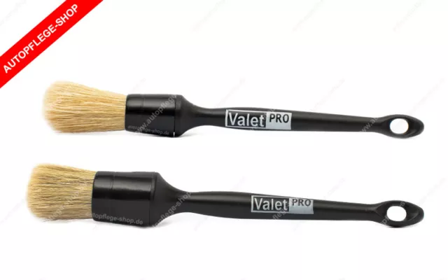 Valet Pro Large Sash Brush + ValetPRO Dash Brush ReinigungsPinsel für Autopflege