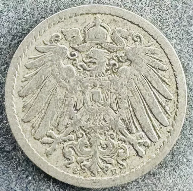 5 Pfennig 1893 E Deutsches Reich Wilhelm II KM#11 K050224/0E