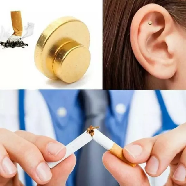 2 lots aimants Anti Tabac Zerosmoke arreter fumer Acupuncture Acupression Fumeur