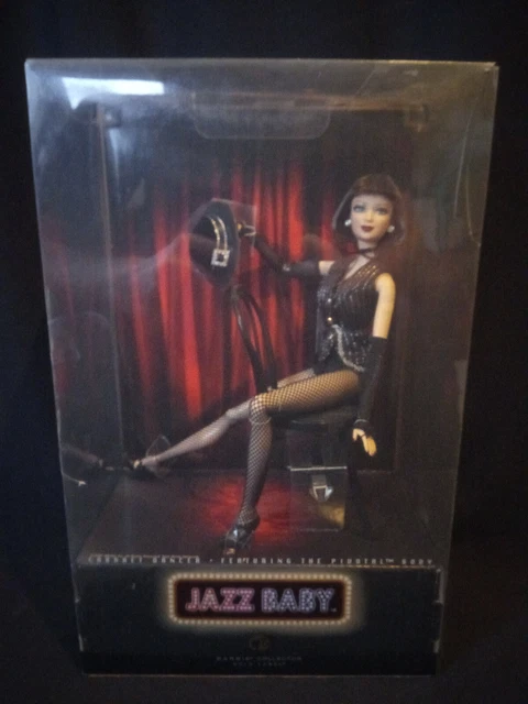 Barbie JAZZ BABY Cabaret Dancer Brunette Gold Label L6251 Box Damaged [Cletius]