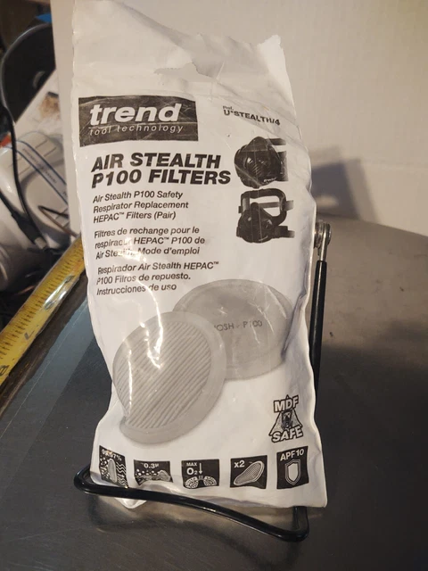 Filtros de repuesto Trend STEALTH - par de filtros P100 HEPAC U*STEALTH/4 TOTALMENTE NUEVOS