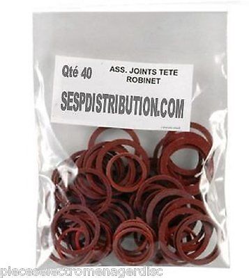 joint sanitaire chauffage plomberie ACS 8x13 1/4" vendu par 20 joints rouge 