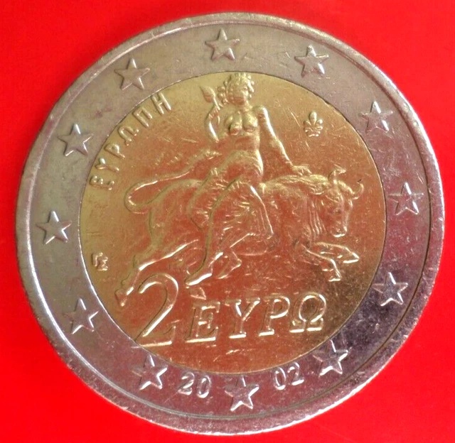 PIÈCE DE MONNAIE Grèce 2 Euros 2002 EUR 3,90 - PicClick FR