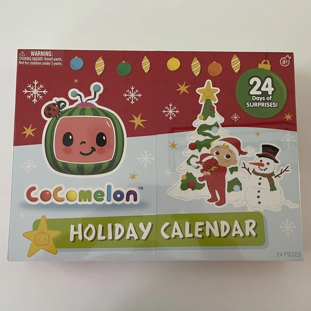 JAZWARES 2022 Holiday Advent Calendar for Kids 24 Piece Gift