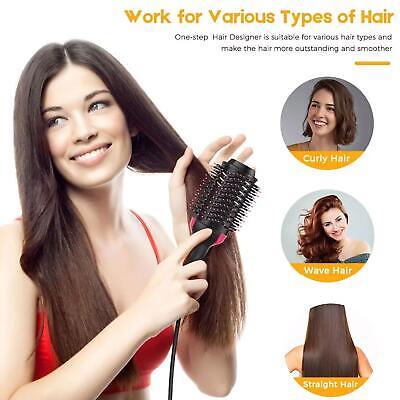 Secador de pelo y volumizador soplador profesional 3 en 1 cepillo soplado cabello M5Y7