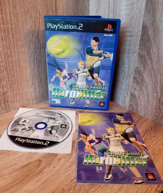 PS2 Playstation Game  Centre Court Hard Hitter Tennis -  with Instructions
