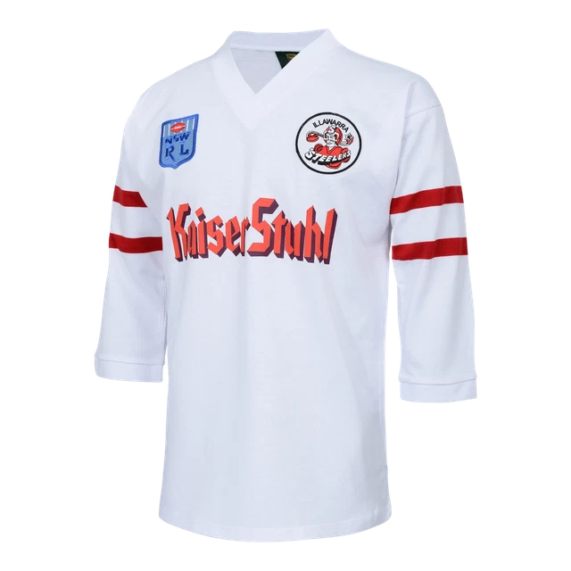 ウェア Illawarra Steelers 1987 jersey NSWRL 80s NRL Retro Heritage Jersey - Illawarra Steelers 1987 - Rugby