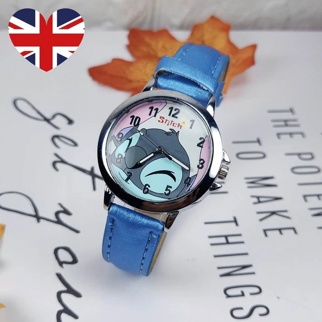 DISNEY LILO AND & Stitch Wrist Watch Womens Kids Girls Boys Hands