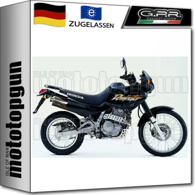 Gpr Mid System Auspuff Abe Trioval Honda Dominator Nx 650 1998 98 1999 99