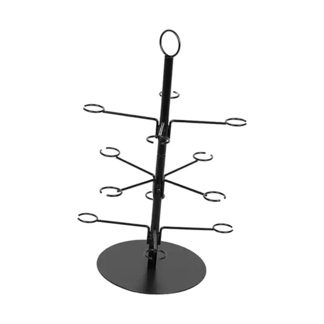 Cocktail Tree Stand Metal Hanging Cup Organizer for Barware Desktop Display