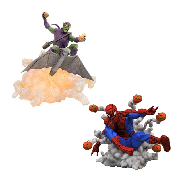 Diamond Select Toys Marvel Gallery Green Goblin Vs Spider man Pumpkin Bomb