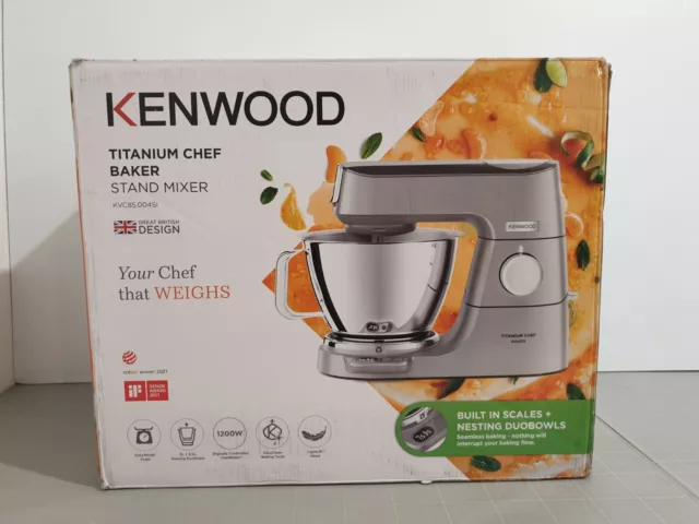 KENWOOD Kü­chen­ma­schi­ne KVC85.004SI Titanium Chef Baker_12.25_5