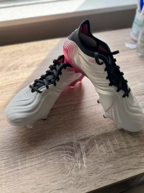 Adidas Copa Sense.1 FG Football Boots size 4.5 in white/pink