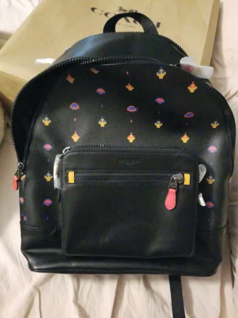 COACH X ATARI Black Backpack NWT F72916 399.99 PicClick