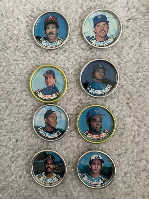 1988 Topps Baseball Coins Assorted Lot of 8