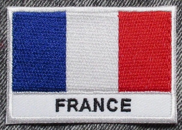 Porte Cle Cles Clef Brode Patch Ecusson Drapeau France De Gaulle Croix