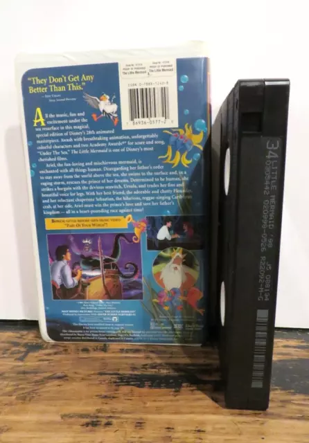 THE LITTLE MERMAID vhs Masterpiece Collection 1989 $12.00 - PicClick