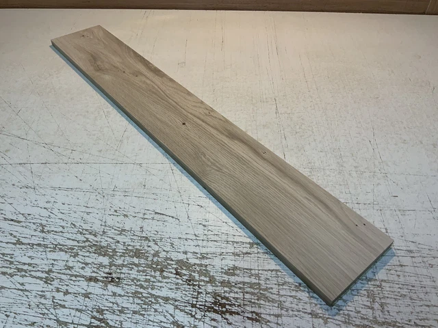 Madera de roble - madera dura - cepillada - tabla - 740 x 115 x 13 mm (853)