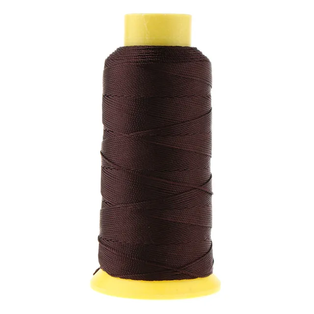 200Meter Heavy Duty Bonded Nylon Thread for Upholstery Canvas Leather Coffee