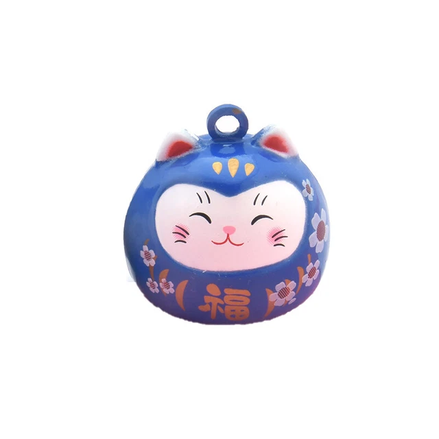 Cute Cartoon Japanese Lucky Cat Keychain Lucky Cat Trinket Car Key Pend'm'