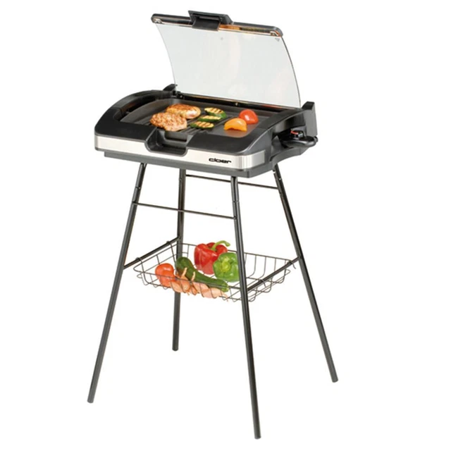 CLOER 6720 Barbecue-Grill       6720 m. Standfuß u. Glasdeckel