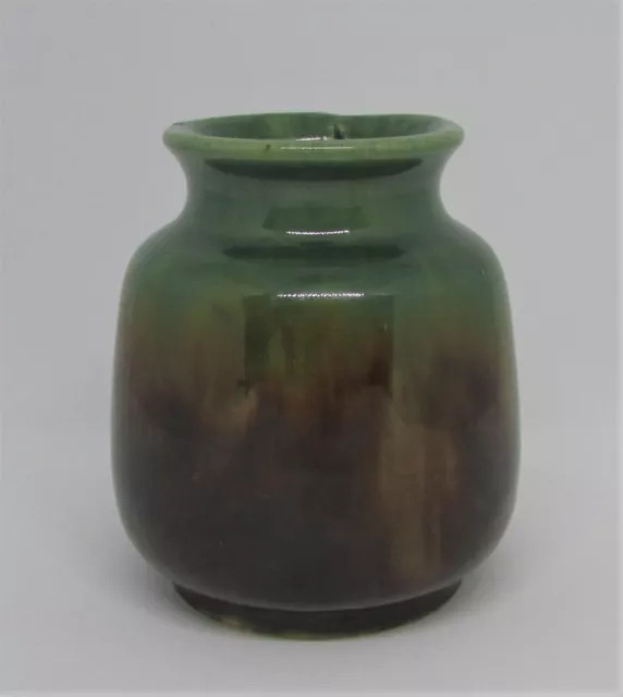 Australian Pottery Regal Mashman Artware Art Deco Vase No53 Green & Brown