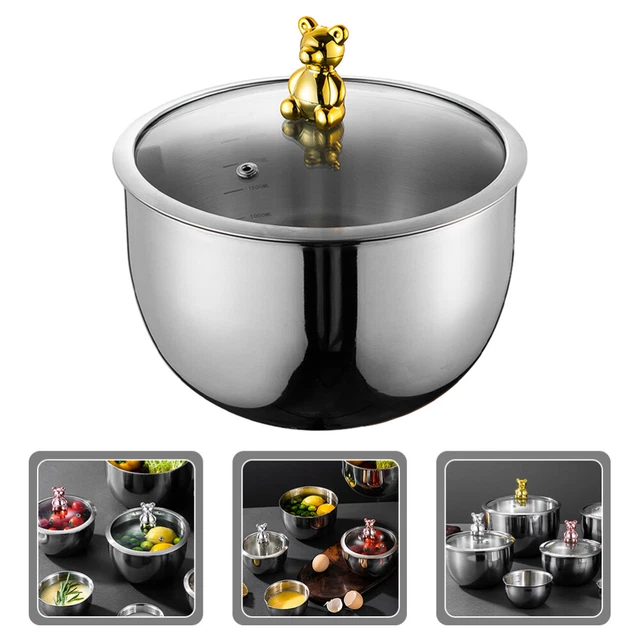 BAKING MIXING BOWL Batters with Lid Kitchen Accessory Cooking £22.95